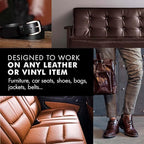 FORTIVO Leather Recoloring Balm, Color Restorer, Scratch Remover, Couch Paint and Repair, Leather Balm for Couches