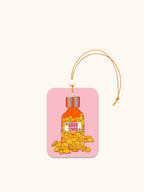 Studio Oh! Car Air Fresheners - Pack of 2 Scented Hanging Car Odor Eliminator - Unique Design with Decorative Bead - Good Times