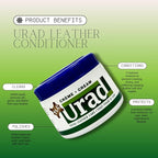 Leather Conditioner 7oz Blue – Premium Conditioning and Color-Reviving Leather Cream for Blue Leather Shoes, Bags, Furniture, and More!