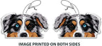 WIRESTER Hanging Air Freshener for Car, Home, Bathroom, Office, Decorative Charm Ornaments, Merle Aussie Australian Shepherd Dog