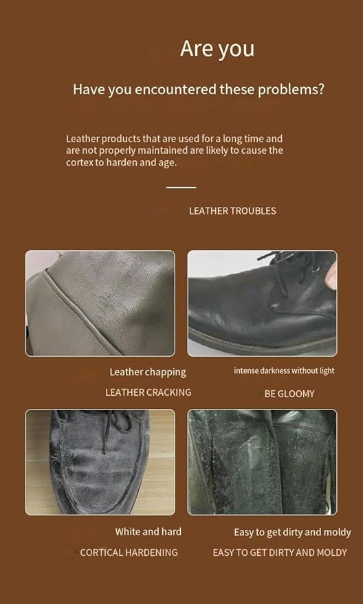Leather Cleaner and Leather Sofa, Boots and Shoes, Wallet, Saddle and tack, Jacket, car seat Leather/Leather Softener