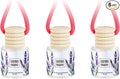 Car Air Freshener Diffuser, Hanging Car Scents Air Freshener, Car Fresheners Long Lasting, Essential Oil Diffuser, Lavender Fragrance Oil, 3pcs