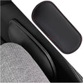 Mandark Car Knee Cushion Pad, Leather Memory Foam Vehicle Door Armrest Pillow for Leg Elbow, Comfort Auto Interior Center Console Thigh Support Mat Accessories, Universal for Most Cars (Black/Red)