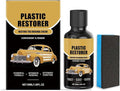 Plastic Restorer for Cars,Ceramic Crystal Coating, Black Trim Restorer,-Restores Faded Plastic & Provides 6-Month UV Protection,Ideal for Car Owners, Exterior Detailing & Trim Care