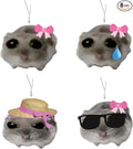 8 Pcs Sad Hamster Hamsti, Air Freshener, Funny Meme Gifts,Car fragrance, Car interior decorations,Funny novelty gift