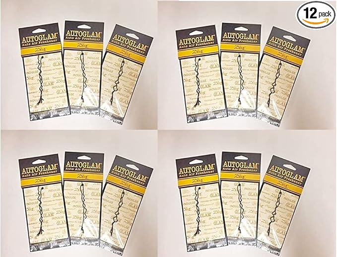 Tyler Candle Company Co Autoglam Air Freshener - Diva fragrance - Set of 6 (Diva (Pack of 12))
