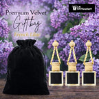 Gift Paradise® French Lilac Car Air Freshener Set of 3 (10 ml Each), Hanging Diffuser with Wooden Lid, Clean Floral Spring Scent for Car Mirror, Home & Closet