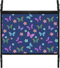 Colorful Butterfly Car Roof Storage Bag Car Seat Storage Hanging Bag Multi-Purpose Car Bag Storage Box Organizer Pouch Pocket Inner Car Accessories Compatible with Most Vehicles