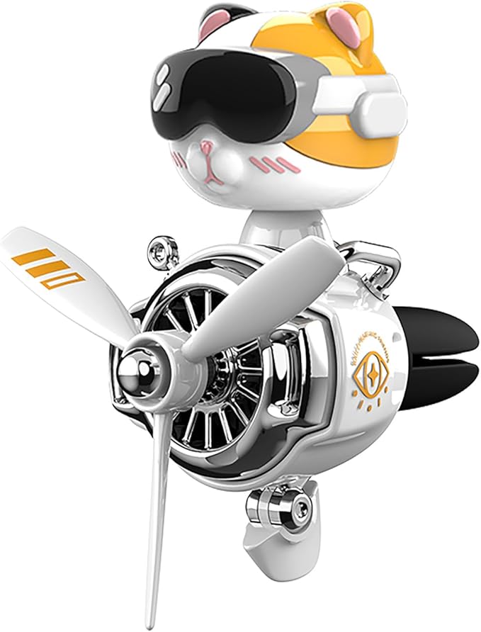 Cat Car Air Fresheners Pilot Car Diffuser Cute Car Perfume Funny Car Fragrance