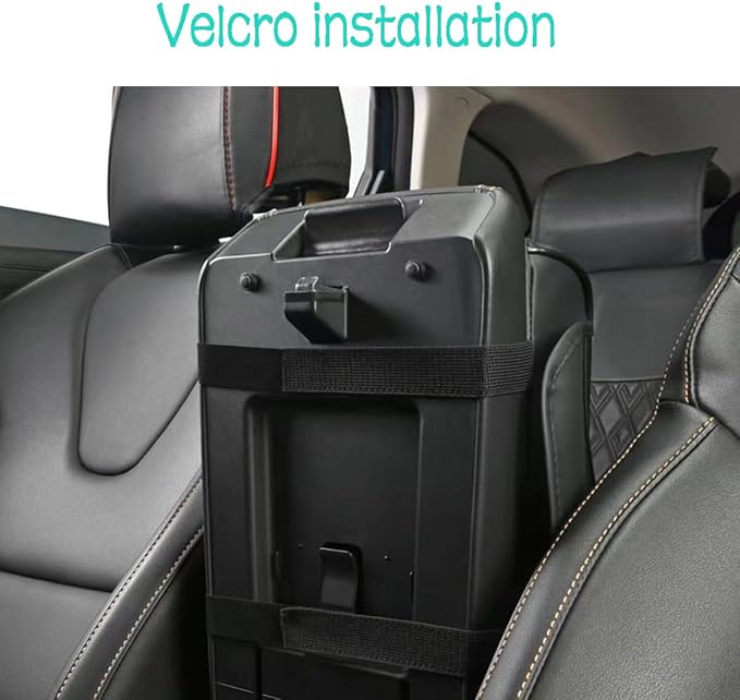 Car Armrest Cover Leather Car Console Covers Box Pad with Pocket and Tissue Box Arm Rest Cover for Car for SUV Truck Sedan Vehicle (Grey)