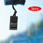 3 Pcs Hanging Car Air Freshener Empty Car Diffuser Bottles, Car Diffusers for Essential Oils, Car Air Freshener Ornament for Auto Interior Home Office Decoration, Black