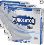 Purolator C35479 PurolatorONE Advanced Cabin Air Filter Compatible With Select Toyota, Subaru, Mitsubishi, Lexus, Mazda (Pack of 3)