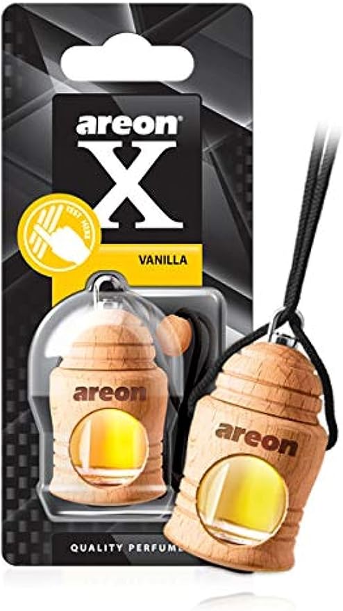 AREON Fresco X FRXV02 Hanging Car and Home Air Freshener, Vanilla
