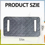 Golf Cart Seat Cover Towel Blanket - Premium Soft Plush Warm Seat Covers for EZGO Yamaha Club Car (Universal Fit) Anti-Slip, Washable Golf Cart Accessories & Gifts for Men Women 51" x 30.5".Grey