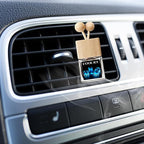 Ice Air Freshener | Cool Ice Scent for Women & Men | Long Lasting Fragrance | Car Vent Clip Diffuser (2 Pack), Clear