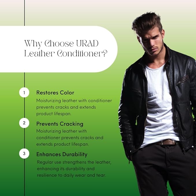 Leather Conditioner 7oz Neutral – Premium Care for Leather Furniture, Shoes, Car Seats, and More!