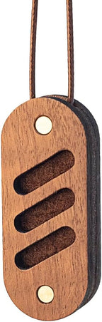 Car Air Freshener Hanging【Custom Your Own Scent】 Wood Air Freshener Car Scent Essential Oil Diffuser for Home Office Wardrobe Portable Aromatherapy Diffuser (A-Brown1pcs)