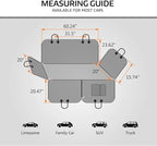 Vailge Extra Large, 100% Waterproof Dog Seat Cover for Back Seat with Zipper Side Flap, Heavy Duty car Hammock Pet Seat Cover for Cars Trucks suvs