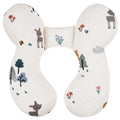 Baby Travel Pillow Upgraded, Soft Baby Head Support Pillow for Newborn Toddler, Babies Neck Car Seat, Pushchair and Strollers, Deer