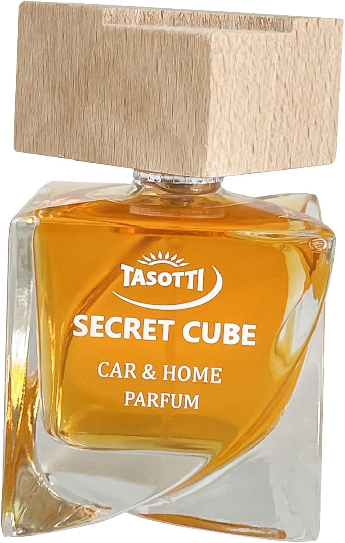 Tasotti Car Air Freshener, Luxury Perfume for Car and Home, Long-Lasting Air Freshener and Odor Eliminator, Secret Cube Collection (Strawberry)