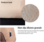 Suninbox Linen Seat Cover for Car,Bottom Seat Covers for Trucks,Car Seat Pad,Seat Cushion Breathable Ventilated Front Seat Only[Black]