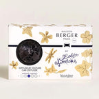 Maison Berger Car Diffuser Set – Refillable Vent Clip, Ceramic Refill, Made in France - Luxury Auto Scent - 4-Week Diffusion - Elegant Air Freshener for All Car Vents (Lolita Lempicka Black)