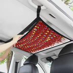 Christmas Lights Car Roof Storage Bag Car Seat Storage Hanging Bag Premium Car Seat Organizer One-Size-Fits Tidy Pouch Pocket Storage for Small Items