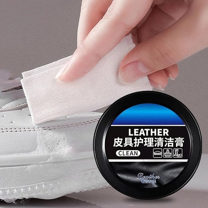 Leader Cleaning and Care Cream & Cleaning Paste for Leather Care, Leather Repair Kit Car,Automotive Interior Leather Cleaning Cream, Car Leather Conditioner Oil Paste (2Pcs)