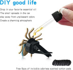 2 Pack Spiders Car Vent Clips Air Freshener Rhinestones Bling Aesthetic Car Vent Accessories Dash Blue Cool Goth Car Accessories