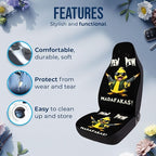GENANY Funny Duck Car Seat Covers Set of 2, Breathable Front Seat Covers for Truck Sedan SUV, Funny Car Accessories, Duck Gift for Women Men