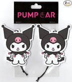 PumpCar 2 pieces cute cat double-sided hanging cartoon cherry-scented funny car air freshener Cool hanging for rearview mirror Car Interior Accessories Gifts