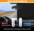 American Flag Car Windshield Sun Shade, Foldable Car Front Window Sunshade for Car SUV Truck, Auto Interior Sun Protection Cover, Blocks UV Rays & Keeps Your Vehicle Cool (USA Original Flag, Medium)