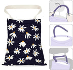 Daisy Decor Car Trash Bag Car Garbage Bag Hanging Cars Trash Can Spring Decor Waterproof Cars Back Seat Organizer for Vehicle Travelling Camping