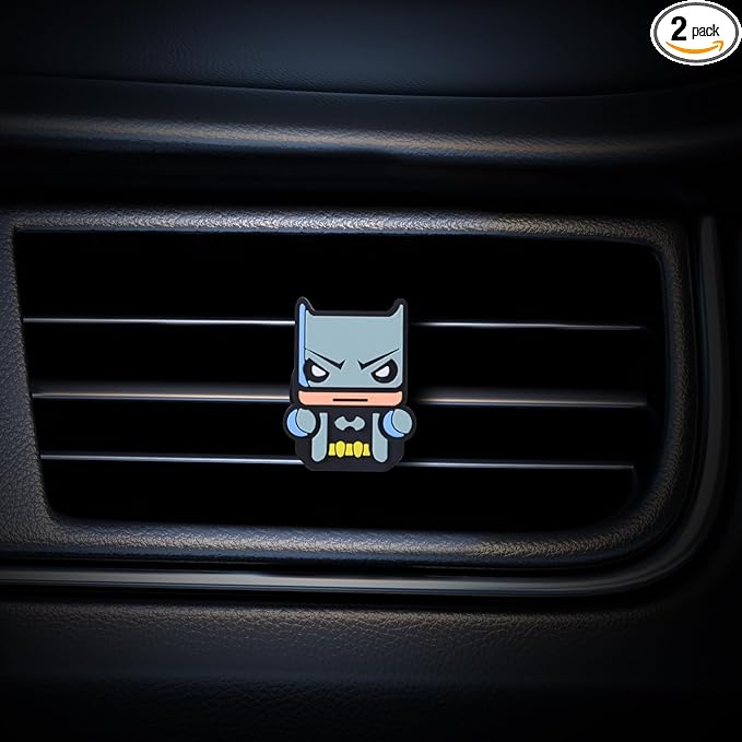 Air Vent Decoration - Cute Super Hero Decorative Vent Clip for Cars, Bedroom or Office [Batman]