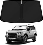 KUST Windshield Sun Shade for 2024 2025 2026 Toyota Land Cruiser Accessories Custom Fit Full Covered Sunshade Block UV Rays Keep Your Car Cooler