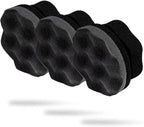 Adam's Polishes Pro Tire Hex Grip Applicator (3 Pack) - Tire Shine Car Detailing Foam Sponge Tool|Car Cleaning Supplies After Car Wash Tire Cleaner | for Vinyl Rubber & Trim Accessories-Wheel Cleaner
