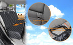 Dog Car Seat Cover for Back Seat Cover for Kids, Waterproof X Large Rear Seat Protector for Pet Auto SUV Truck (XL, Black)