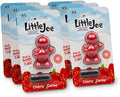 Little Joe 96407-6PK Cherry Scent Car Air Freshener Vent Clip, Fights Odors for up to 45 Days, Long-Lasting Freshness, Cute Car Odor Eliminator, Pack of 6