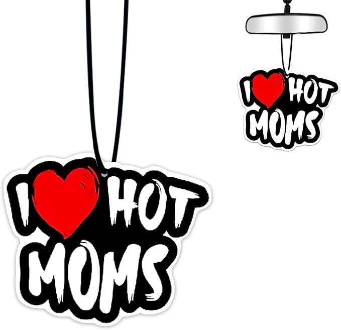 1PCS Car Air Fresheners,Love Mom Hanging Car Air Fresheners for Cute Mirror Freshener Mirror Scented Hanging Auto Accessories Decor Interior Home for MoM Gifts