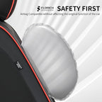 FLORICH Leather Seat Covers Car Seat Cover Front and Rear Seat Cover 5 Seats Automotive Seat Covers Waterproof Seat Covers for Cars Universal Fit for Most Cars SUV Trucks, Black&Red Line