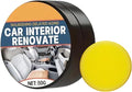 Dashboard Restorer - Trim Restorer | Car Interior Scratch Remover | Car Interior Renovation Paste | Gentle Auto Repair Compound for Door Panel Dashboard Center Console Steering Wheel Armrest Leather