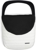 Little Unicorn Winter Car Seat Cover | Premium Insulated Fabric | Universal Fit & Easy to Install | Travel Bag Included (Pearl)