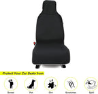 Waterproof Neoprene Car Seat Cover, Sweatproof Non-Slip Seat Protector, Universal Fit for Front Bucket or Rear Bench Seat of Cars, SUVs, Vans, Trucks, Compatible with Airbags and Armrests