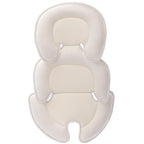 Innokids Head and Body Support Pillow Infant Car Seat Insert for Newborn to Toddler Stroller Cushion for Baby Shower Gifts (White)