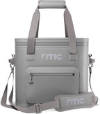 RTIC 30 Can Ultra-Tough Soft Cooler Pro, Insulated, Waterproof, Leak Proof, Portable Floating Bag for Beverage, Drink, Lunch, Outdoor, Beach, Car,Camping, Picnic, Fishing, Boat