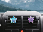 WIRESTER Set of 2 Fresh Scented Car Air Freshener Vent Clip, Decorative Accessories, Interior Decoration for Cars (Cat, Dog, Frog, Cow, Owl, Turtle, Sunflower, Baseball)