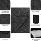 Poncho Liner Military Insulation Blanket Camo with Compression Carry Bag for Outdoors Hiking Jungle Hunting Gear