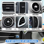 Car Air Fresheners Vent Clips 6 ct, Winter Scent, Long Lasting Up to 180 Days, Car Odor Eliminator