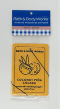 Bath and Body Works Hanging Fragrance Car Diffuser - Pack of 1 (Coconut Pina Colada)