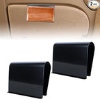 TERPINK Car Air Freshener Visor Clip Compatible with Drift Car Air Freshener, Auto Accessories, Vehicle Sun Visor Metal Clip, Black, Freshener not include (2 Pack)